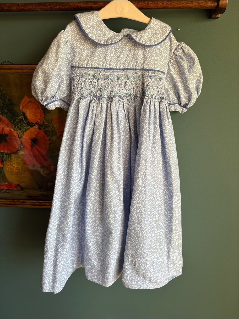 VTG Smocked Dress for Girls